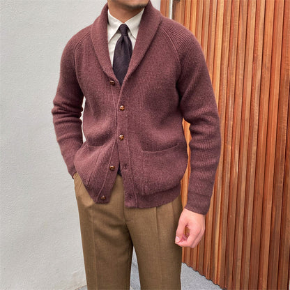 Cárdigan de punto con cuello chal de Bond Street