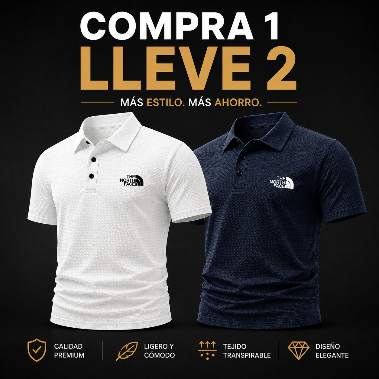 Polo Premium TNF 2026 - Compra 1 y llévate 2